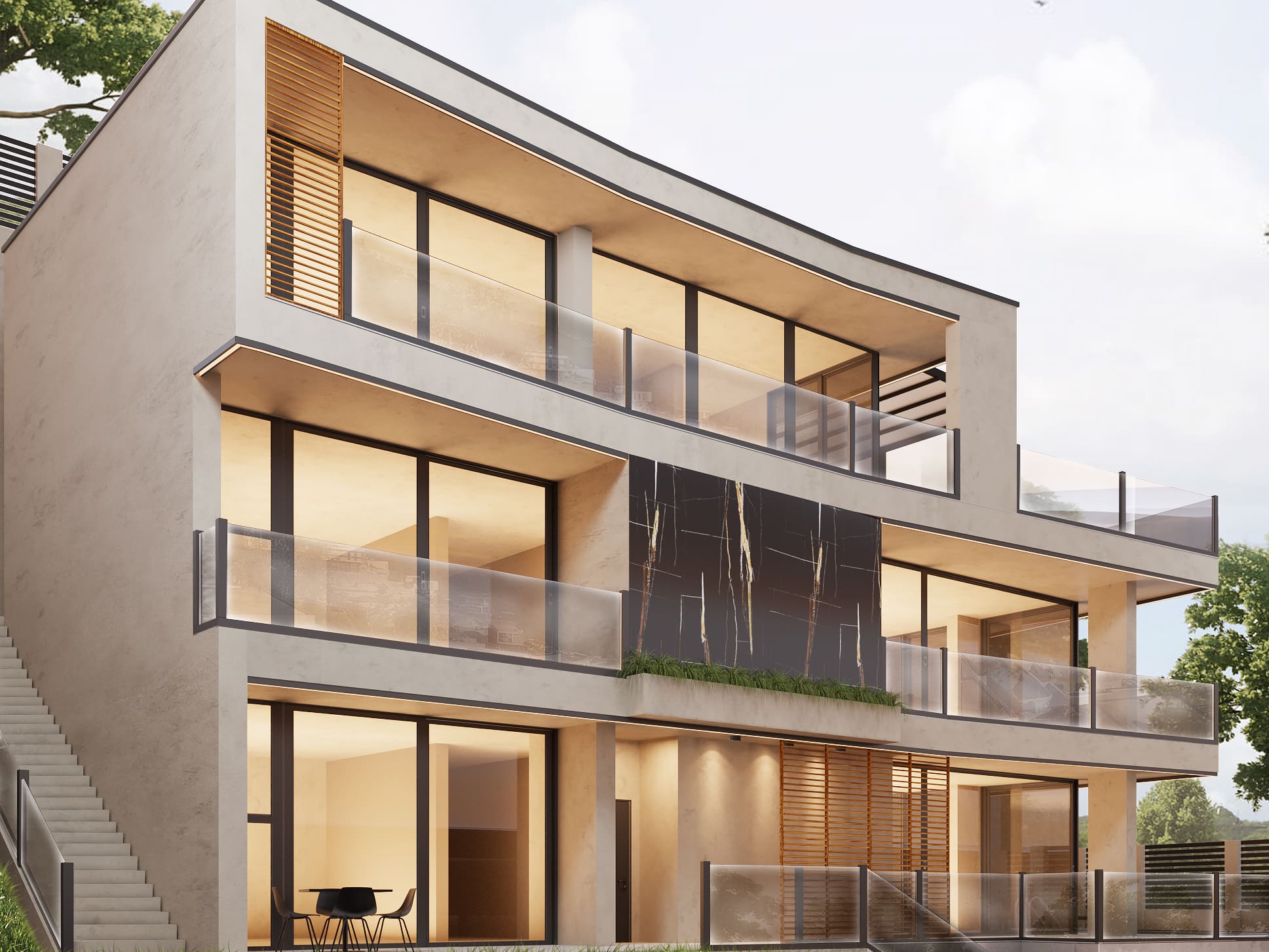 Проект дома в стиле Хай тек Студия Малина ПРО Екатеринбург