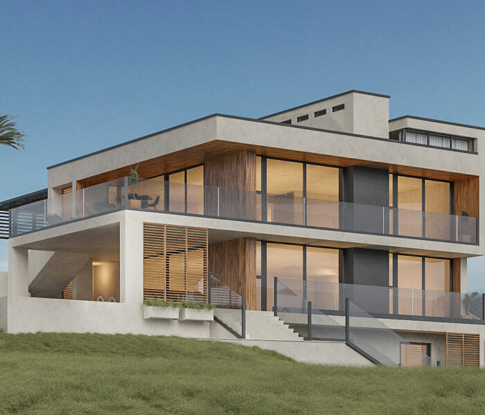 архитектурный проект современного частного дома